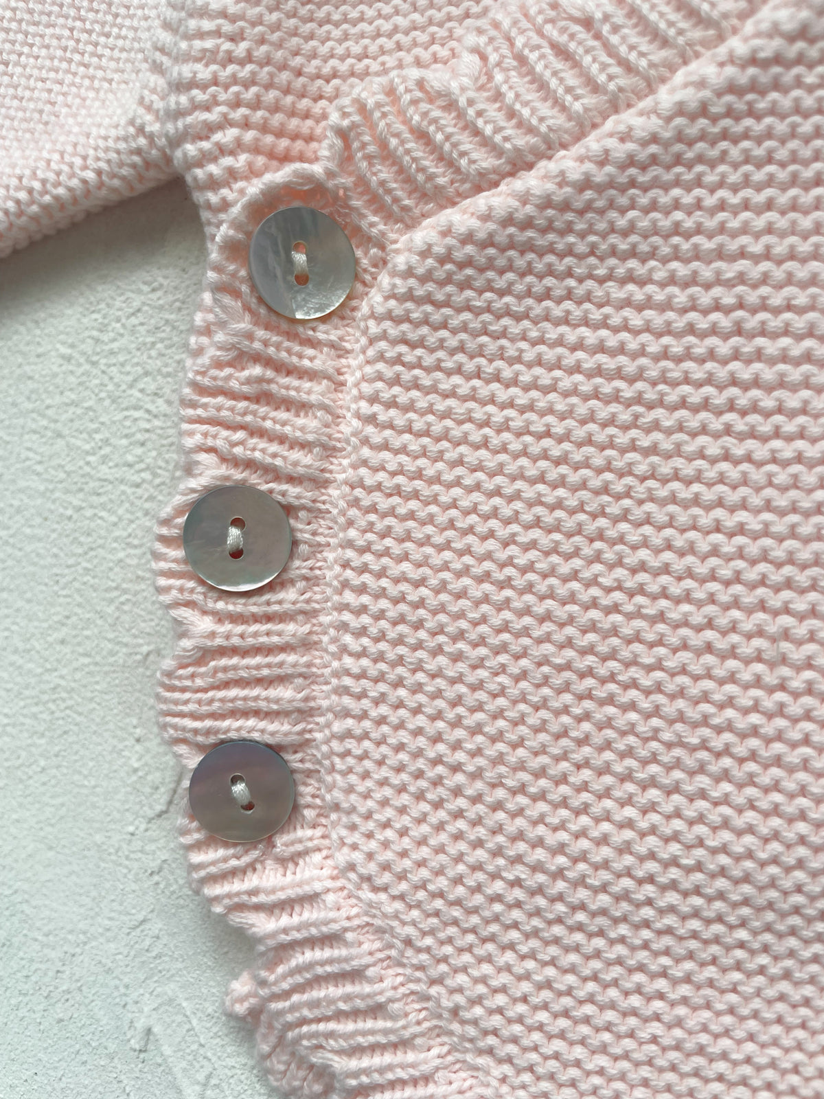 Scallop Cotton Romper
