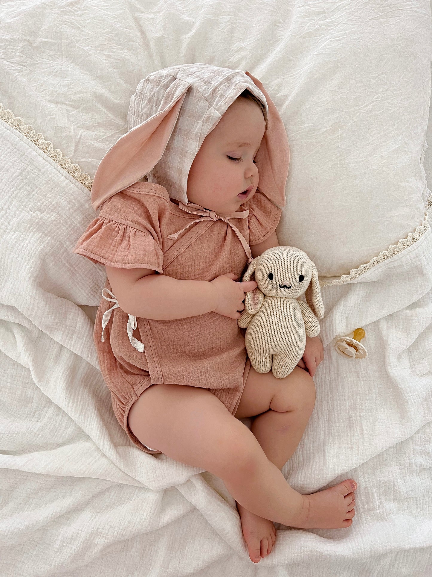 Fleur Romper - Dusty Pink - Elke and Indigo