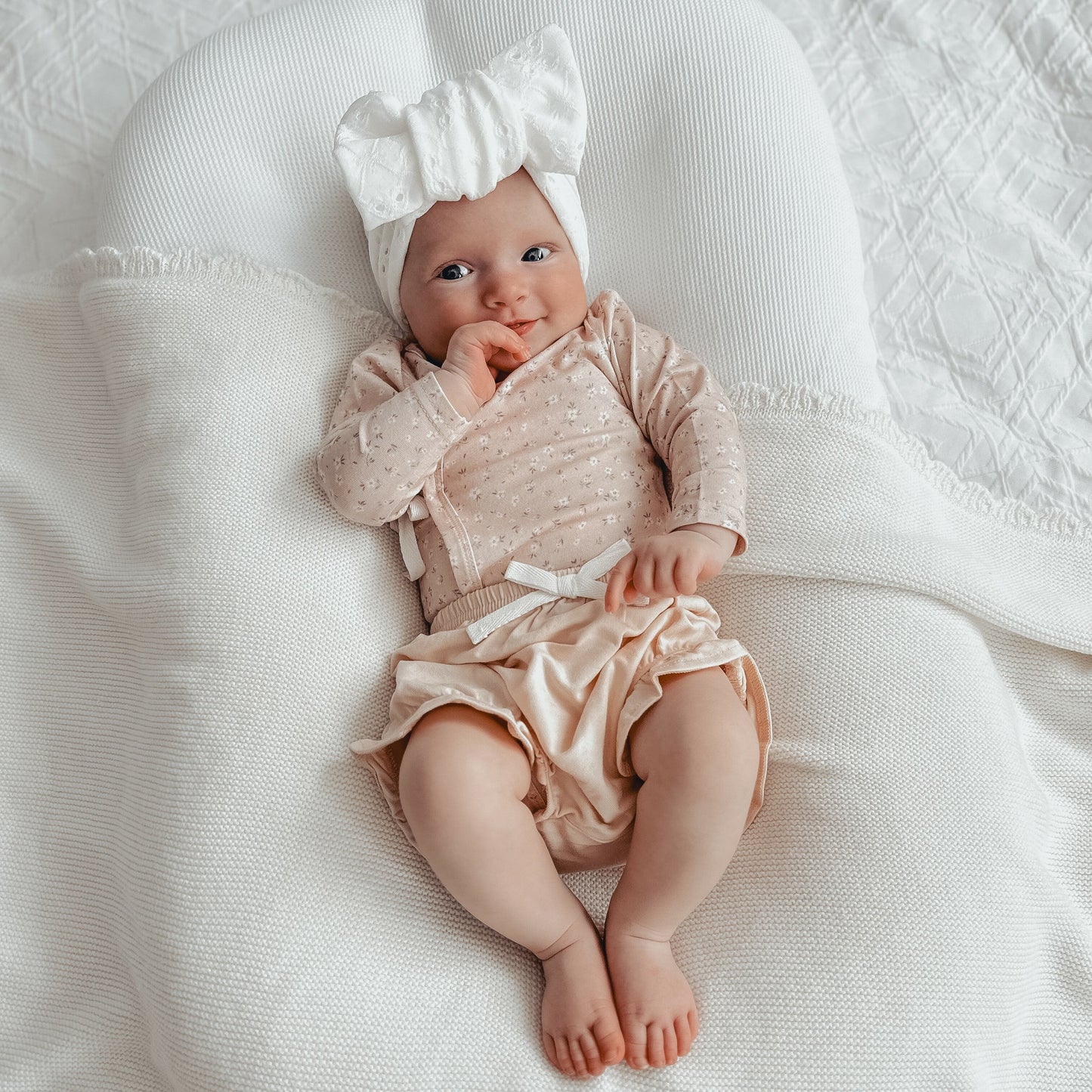 Bamboo/Organic Cotton Kali Bodysuit - Wildflower - Elke and Indigo