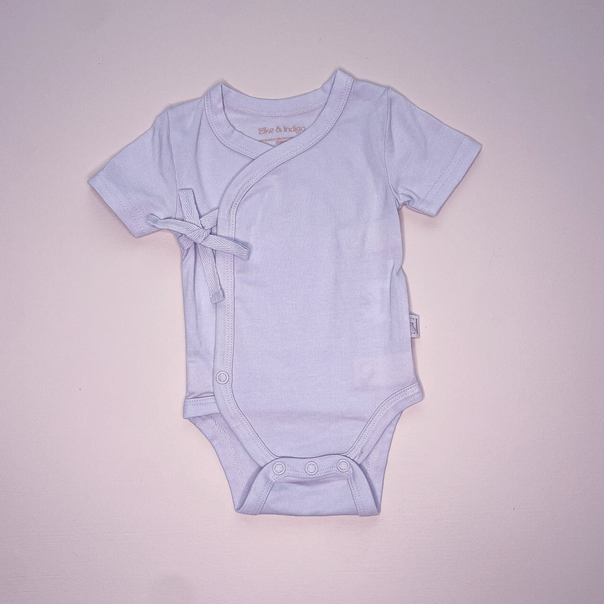 Bamboo/Organic Cotton Willow Bodysuit - Soft Lilac - Elke and Indigo