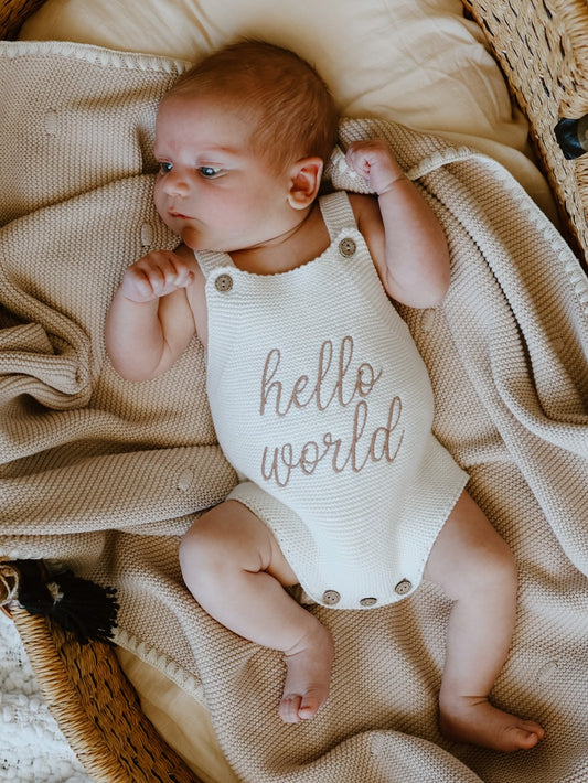 Hello World Romper