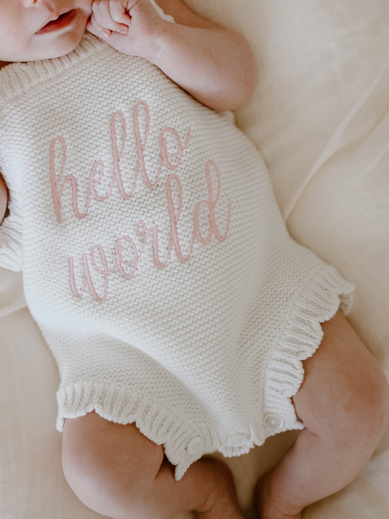 PREORDER - Hello World Romper - MARCH DELIVERY