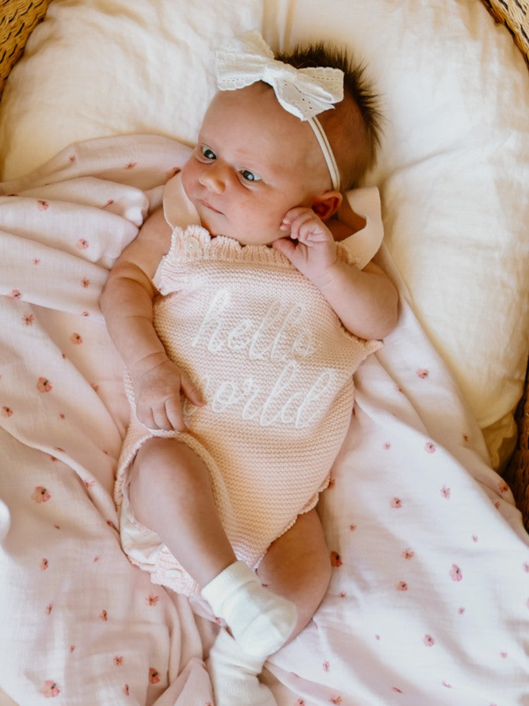 PREORDER - Hello World Romper - MARCH DELIVERY