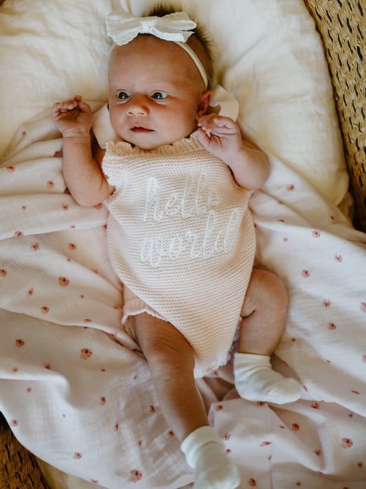 PREORDER - Hello World Romper - MARCH DELIVERY
