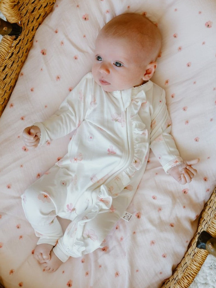 Bamboo/Organic Cotton Growsuit - Camelia Cottage