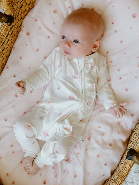 Bamboo/Organic Cotton Growsuit - Camelia Cottage