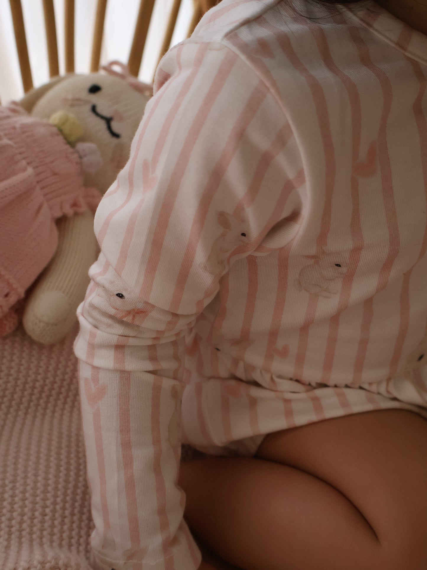 Bamboo/Organic Cotton Romper - Bunny Love