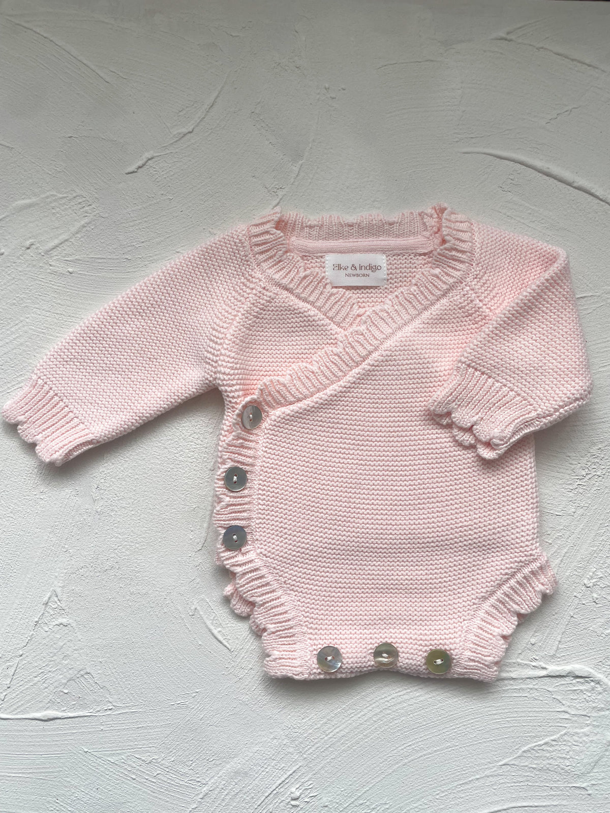 Scallop Cotton Romper