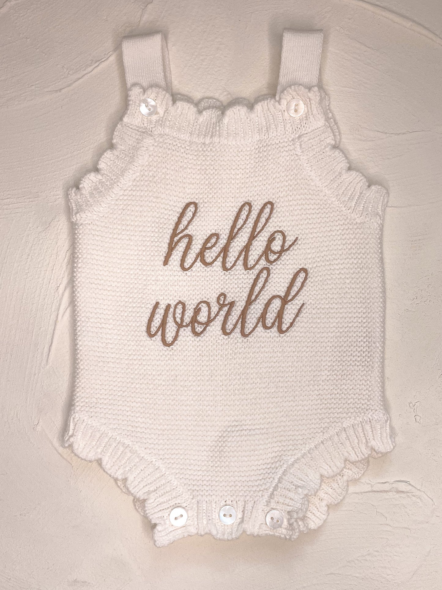 PREORDER - Hello World Romper - MARCH DELIVERY