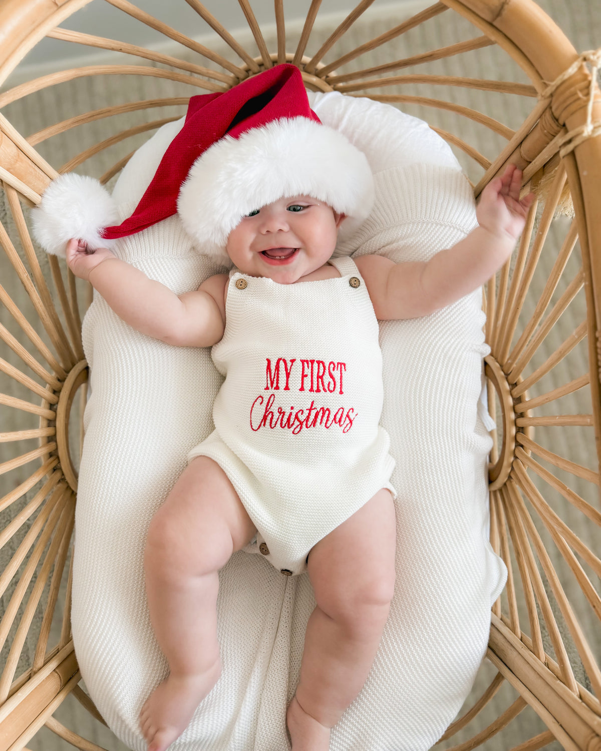 My First Christmas Romper