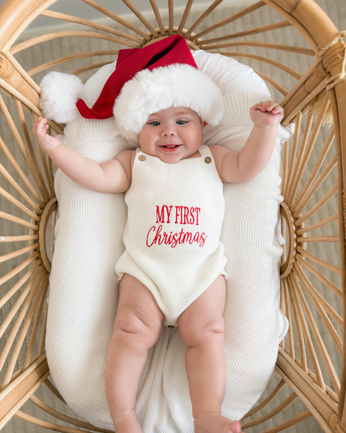 My First Christmas Romper