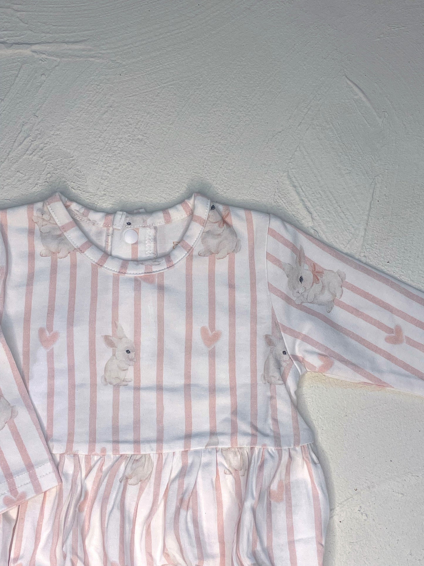 Bamboo/Organic Cotton Romper - Bunny Love