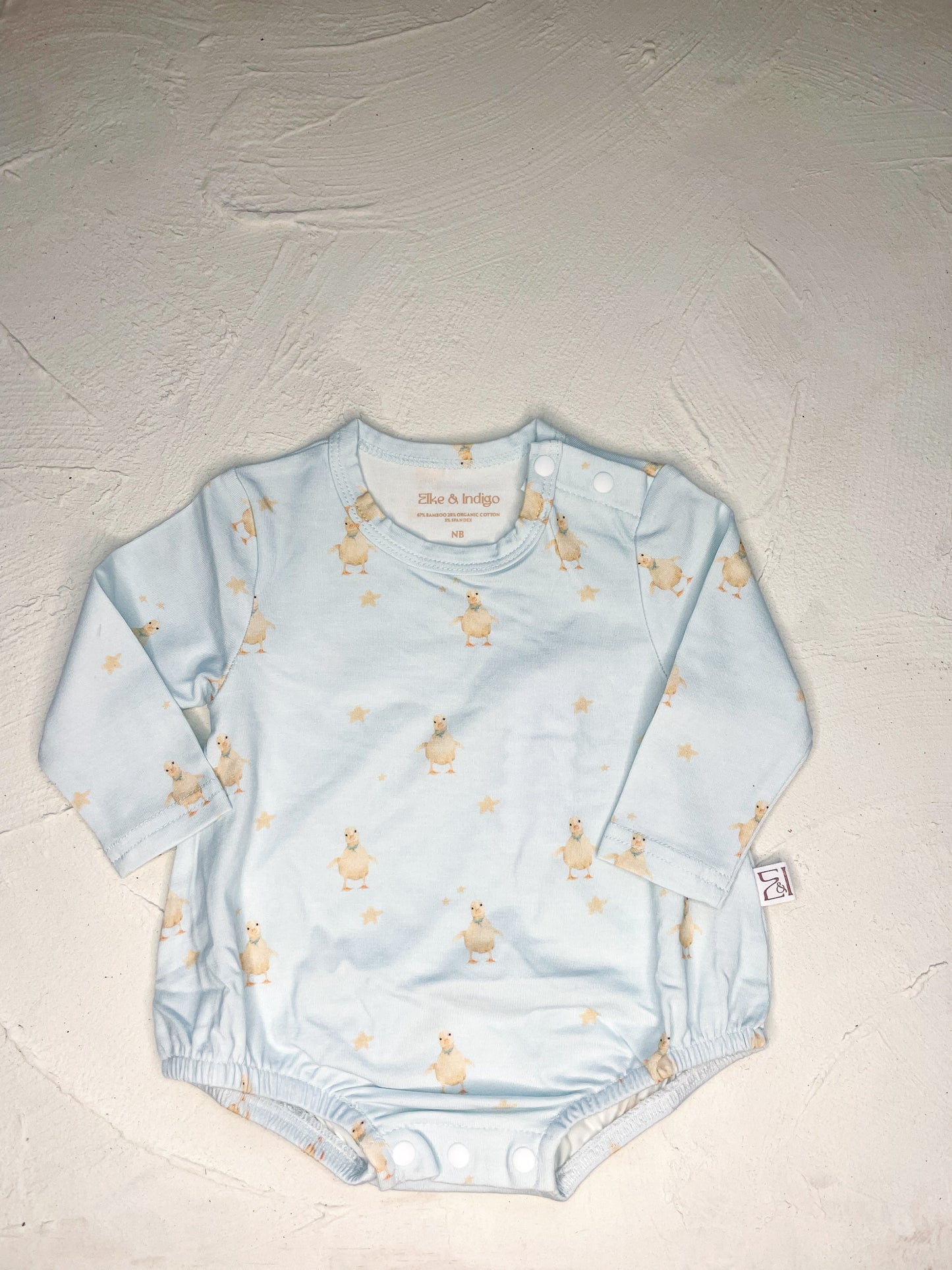 Bamboo/Organic Cotton Romper - Little Duck