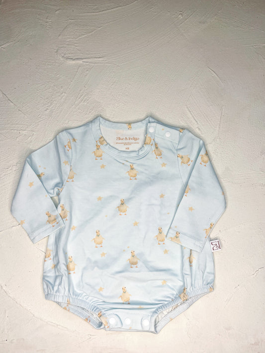 Bamboo/Organic Cotton Romper - Little Duck
