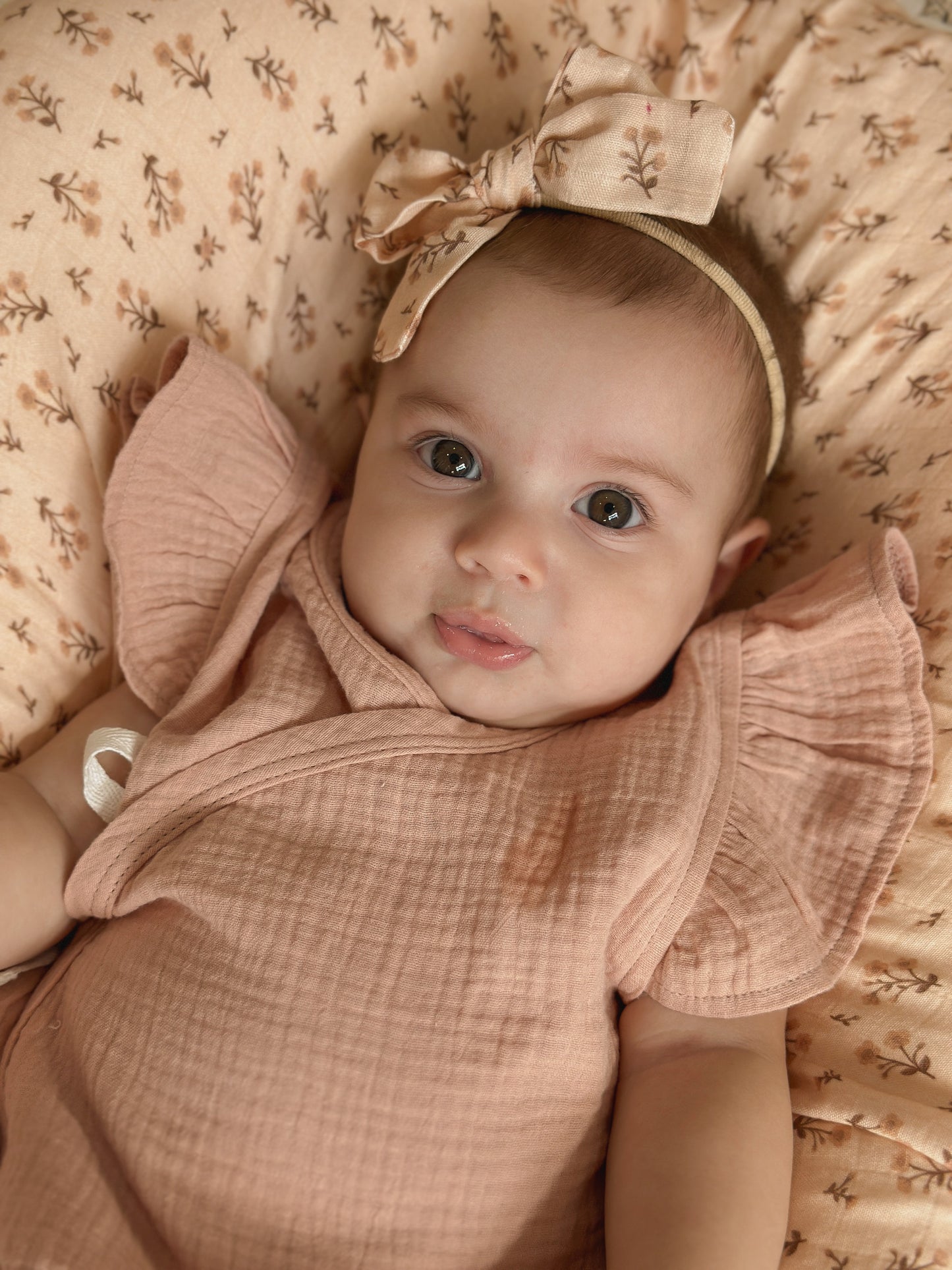 Fleur Romper - Dusty Pink - Elke and Indigo