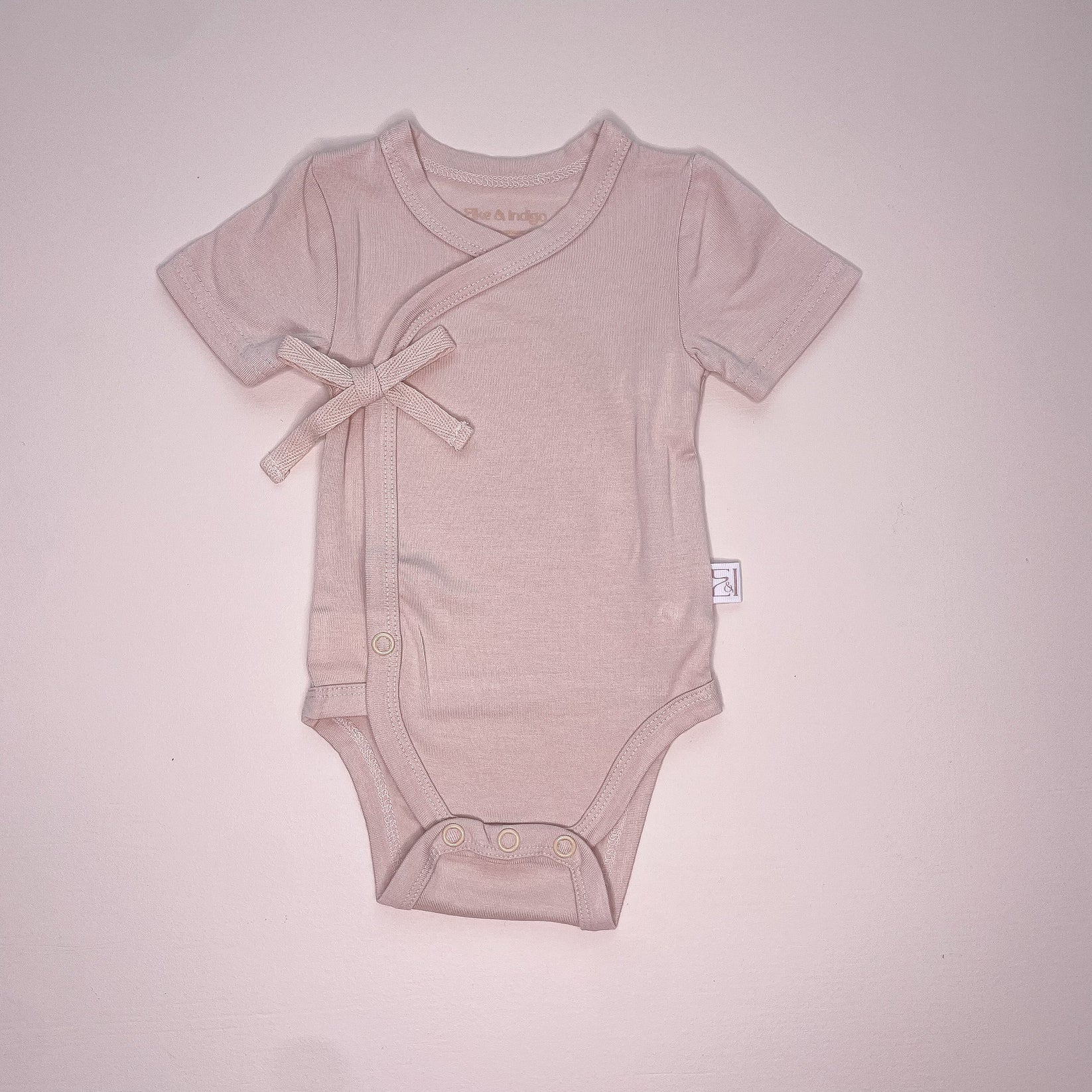 Mocha Bamboo 3/4 Sleeve Bodysuit main image 0