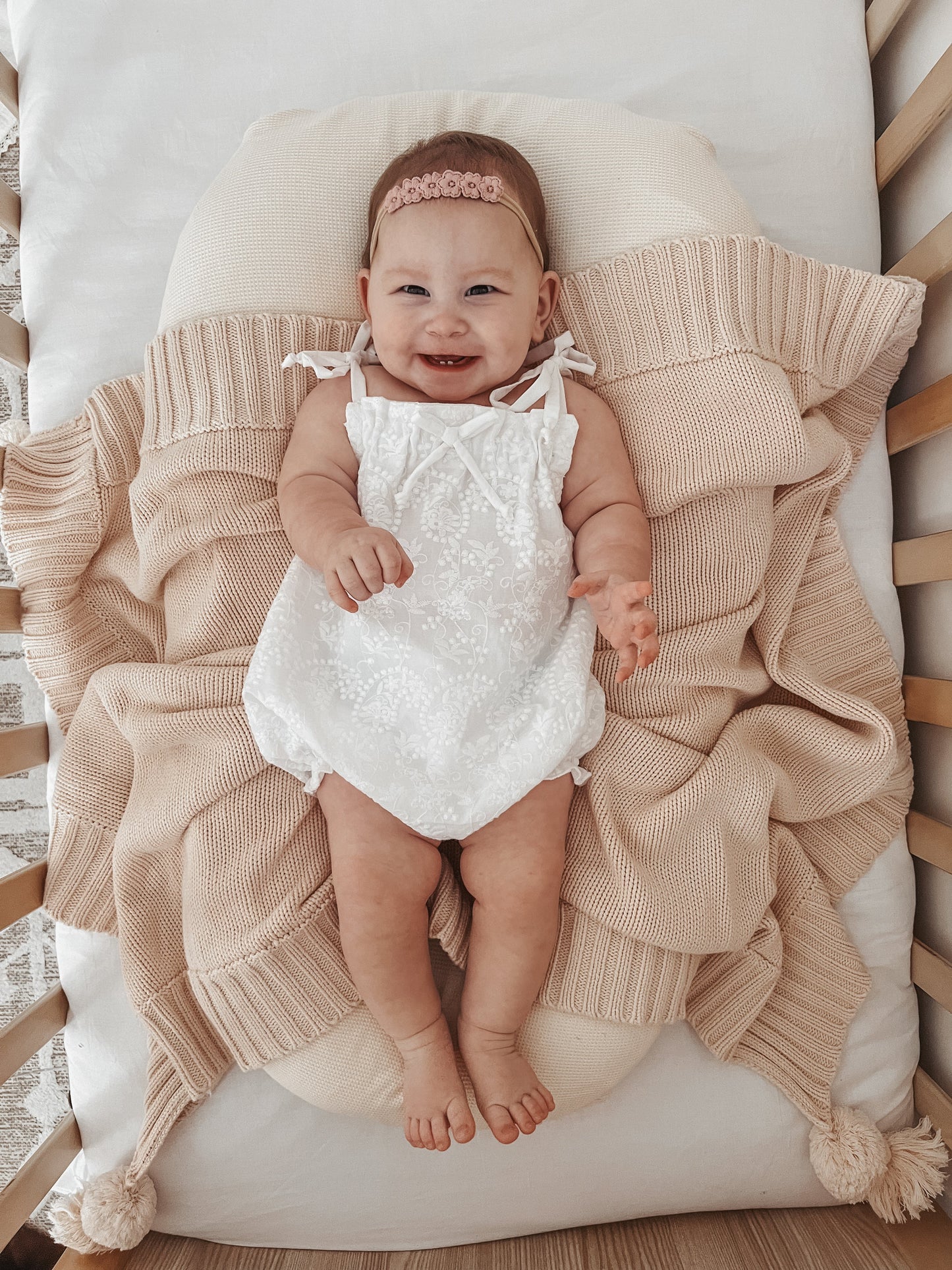 Lottie Cotton Romper - Elke and Indigo