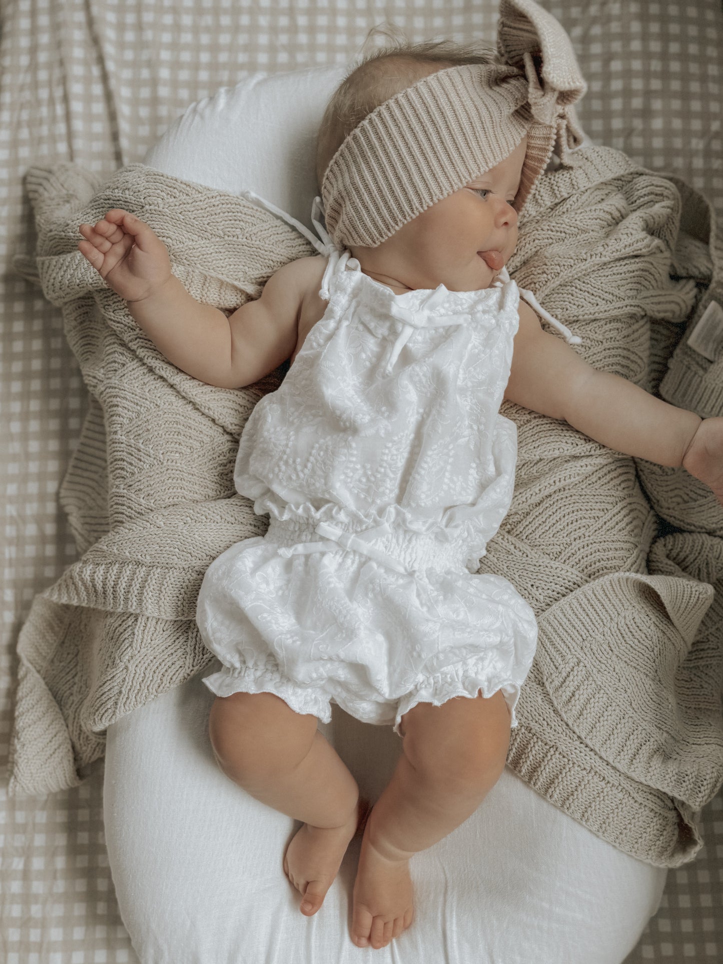 Lottie Cotton Romper - Elke and Indigo